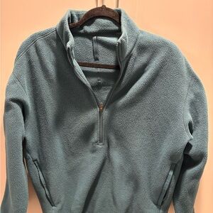 lululemon athletica Blue Zip-Up Sweater